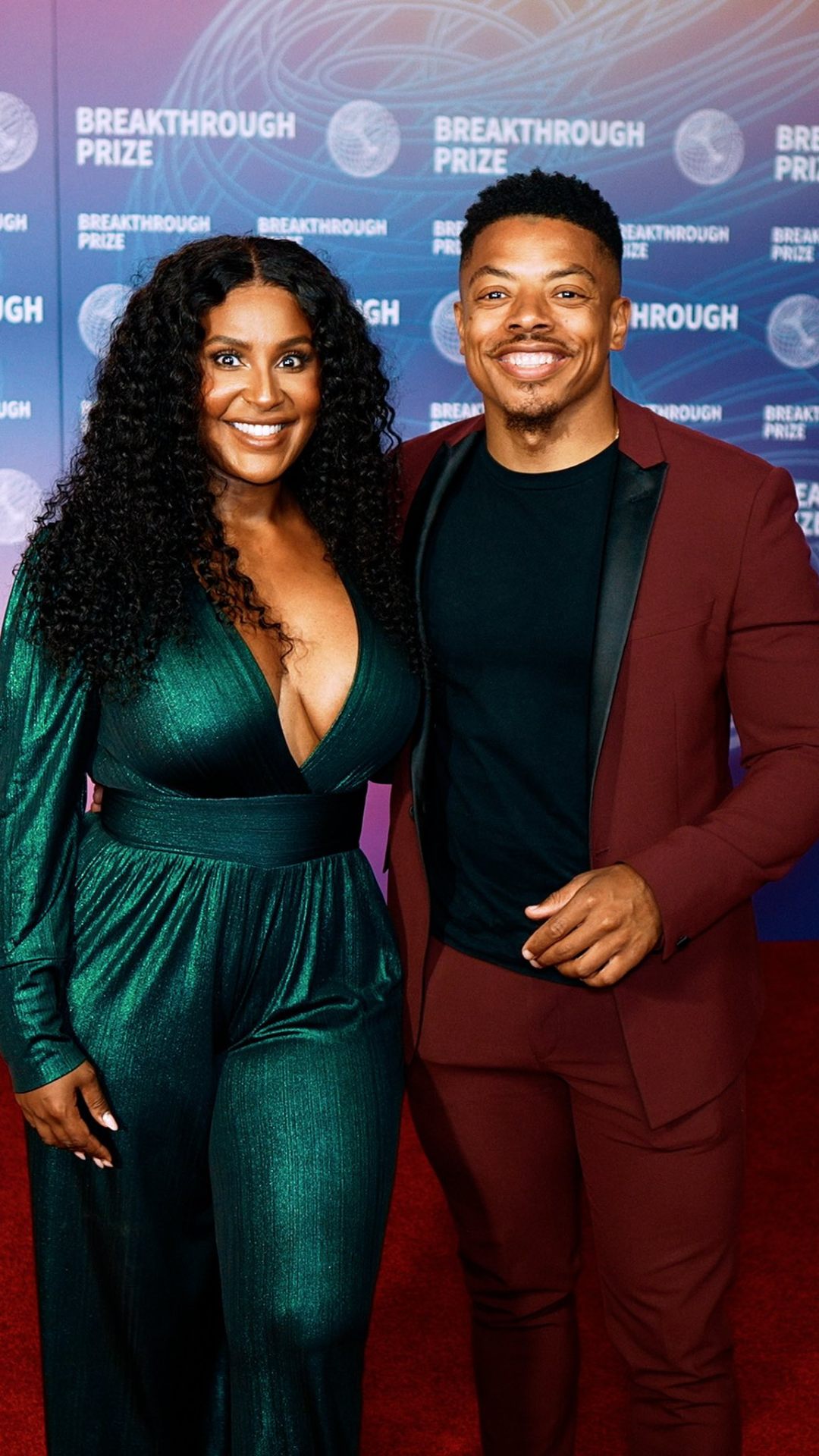 Tilmon Keaton and Sara Hood on the red carpet